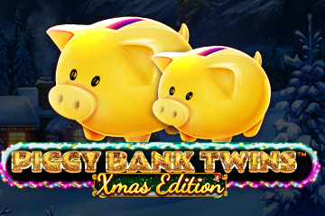 Piggy Bank Twins Xmas