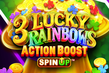 เครื่องสล็อต 3 Lucky Rainbows Action Boost SpinUP ออนไลน์